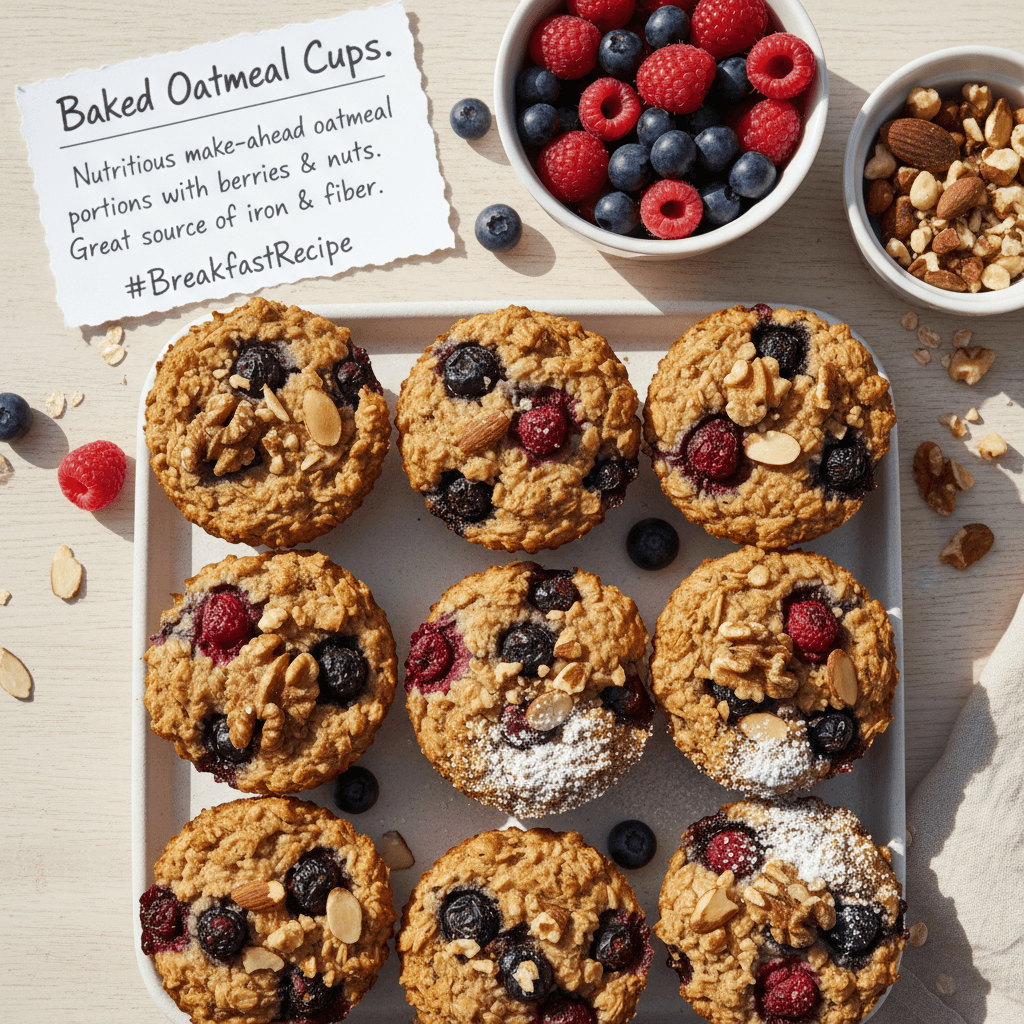 Baked Oatmeal Cups